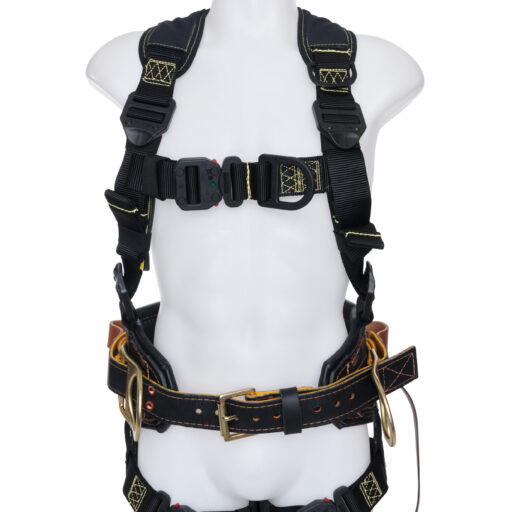 Combination Harness with 2 D-Ring Traditional Lineman's Belt