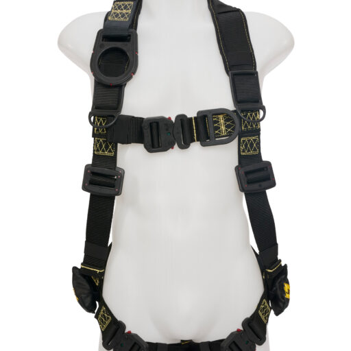 Arc Flash Compliant H-Style Harness with Dielectric Hardware, 18" Extension and Sternal D-Ring