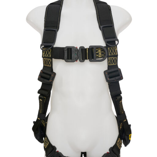 Arc Flash Compliant H-Style Harness with Dielectric Hardware and Sternal D-Ring